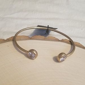 Mia + Tess Costume Rhinestone Cuff Bracelet NEW